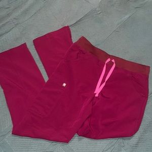 Women's Dark Magenta Kade™ Figs Scrub Pants